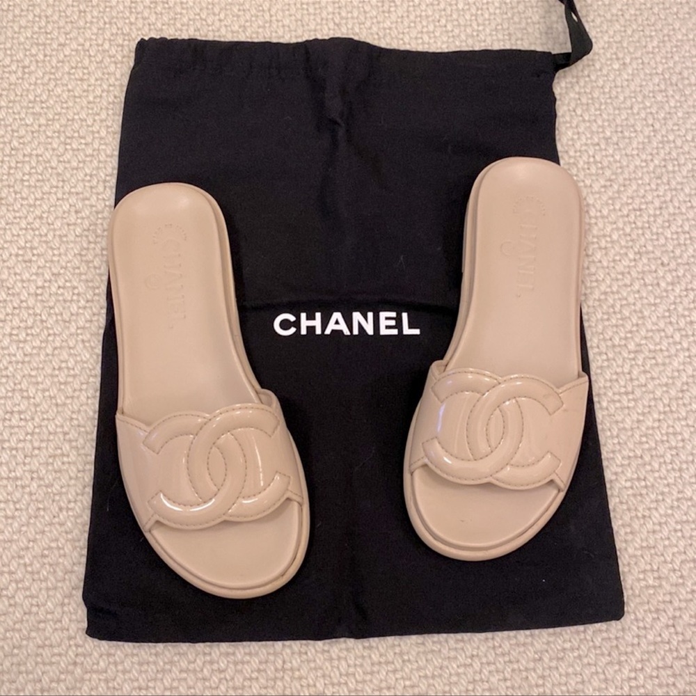 Chanel interlock sandal 37 - Picture 5 of 7